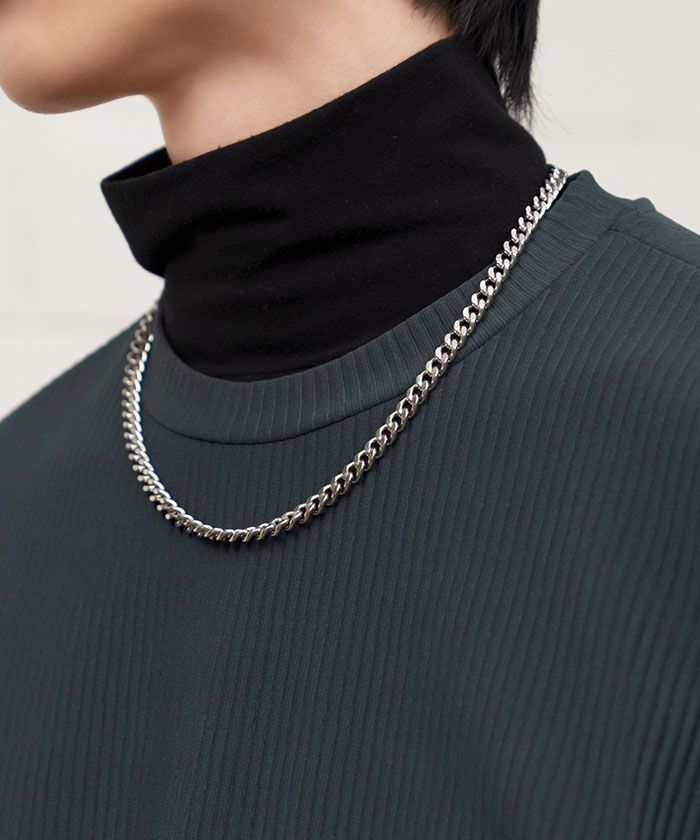 MINIMAL CHAIN NECKLACE[SILVER]