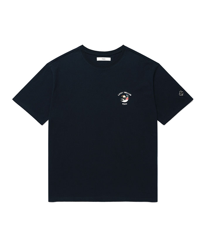 LUCKY SWALLOW TSHIRT[NAVY]
