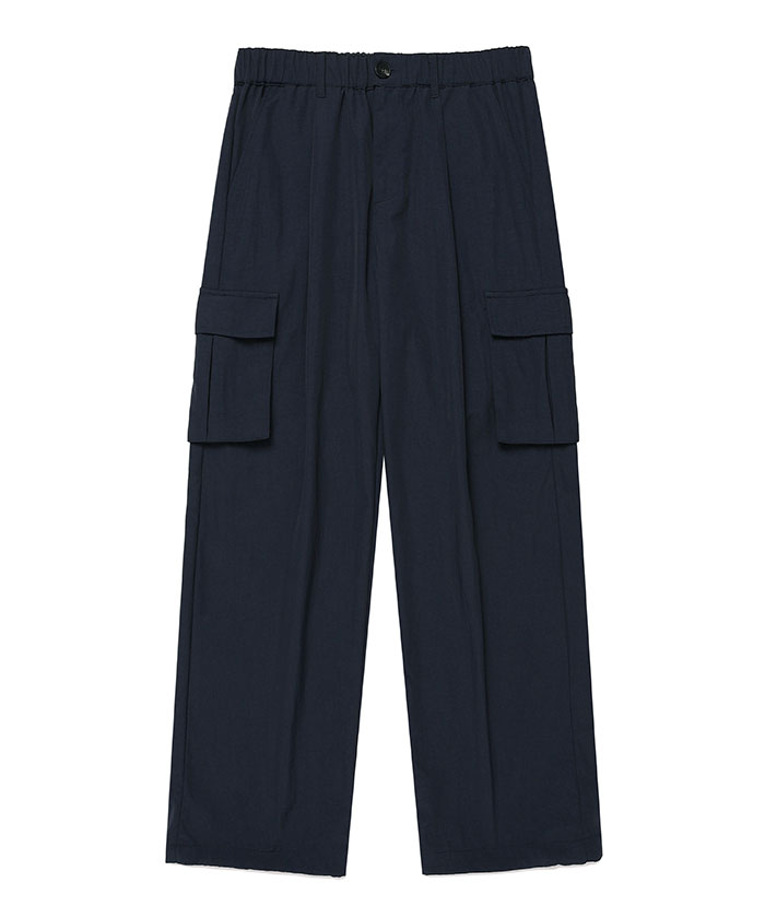 WIDE CARGO STRING PANTS[NAVY]