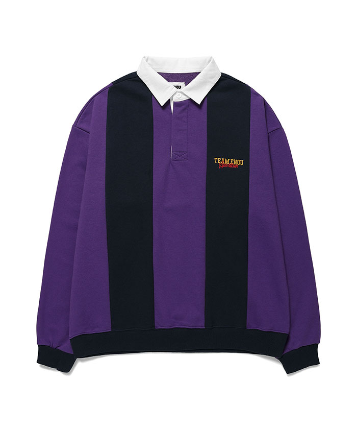 S/T RUGBY SWEAT SHIRT[PURPLE]